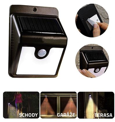 Obrázek z Solární LED světlo se senzorem pohybu
