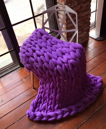 Obrázek z Příze pro ruční pletení - fialová