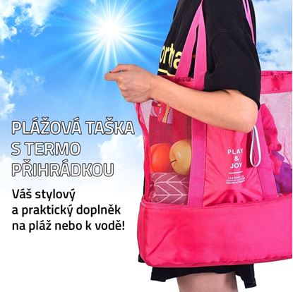 Obrázek Plážová taška s termo přihrádkou