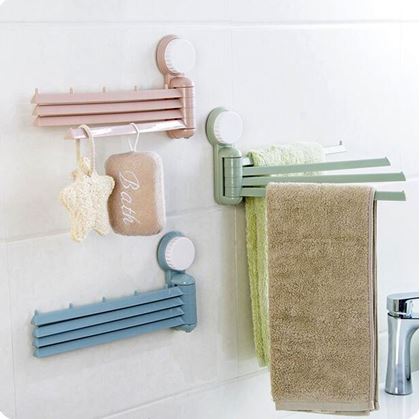 Obrázek z Otočný věšák na ručníky - zelený