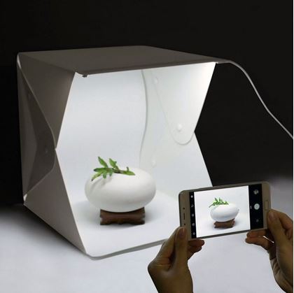 Obrázek z Mini fotobox s LED osvětlením