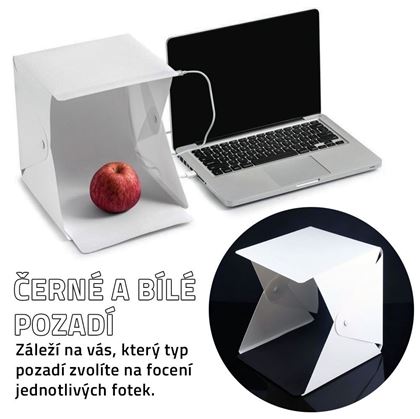 Obrázek z Mini fotobox s LED osvětlením