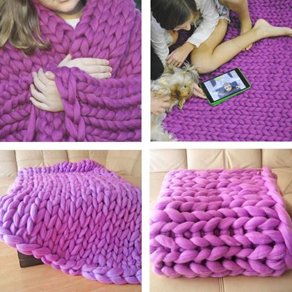 Obrázek z Příze pro ruční pletení - fialová