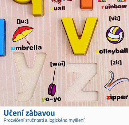 Dřevěná abeceda