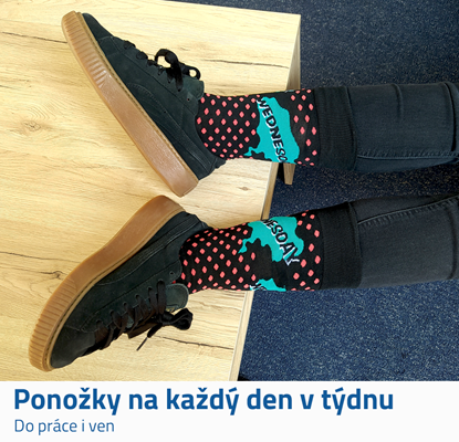 veselé ponožky dny v týdnu