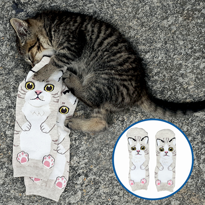 ponožky s kočkou