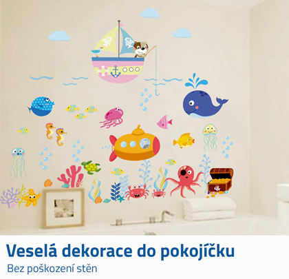 samolepky na zeď