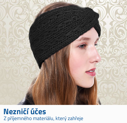 	Dámská pletená čelenka