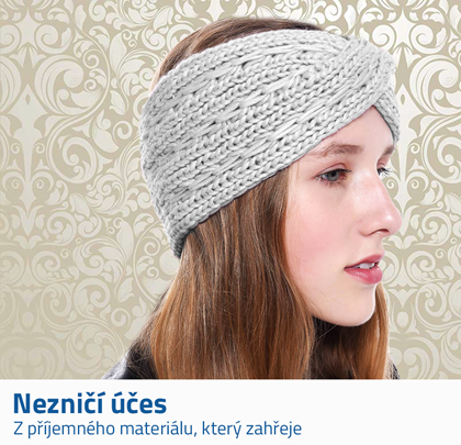 Pletené čelenky