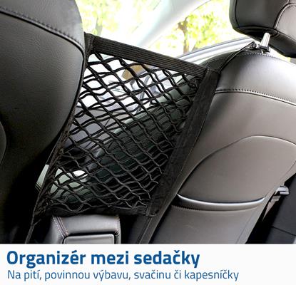Síťka mezi sedačky 2v1