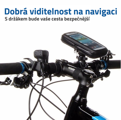 Ochranný držák na telefon na řídítka na kolo