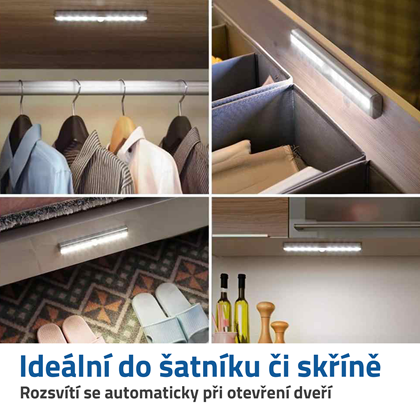 led světlo do skříně na baterie