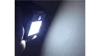 Solární LED světlo se senzorem pohybu