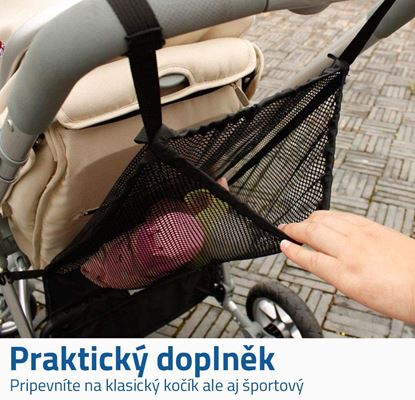 Síťová taška na kočárek