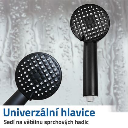 Obrázek z Sprchová hlavice - černá