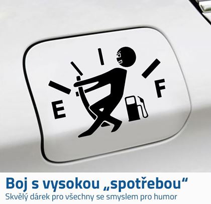 Samolepka na nádrž