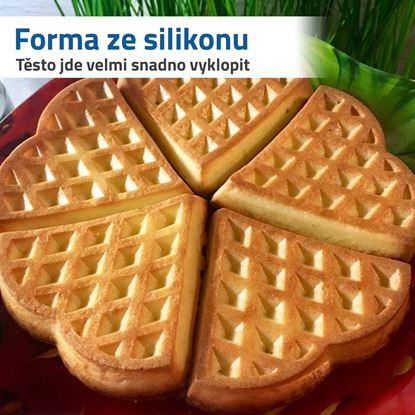 Forma na vafle ve tvaru srdce