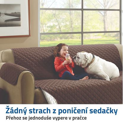 přehozy na sedačku