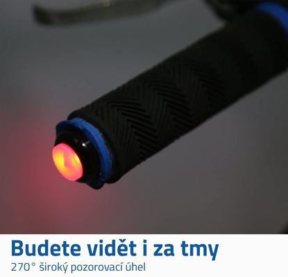 Koncovky do řídítek s LED osvětlením