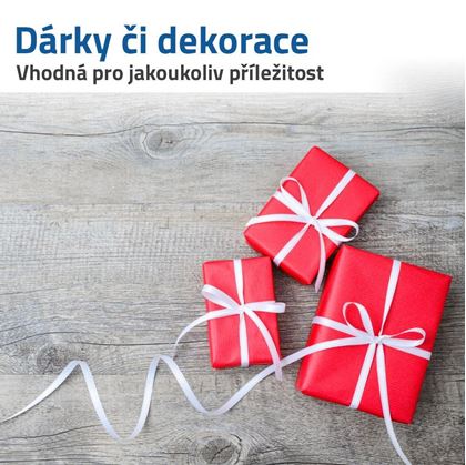 Obrázek z Dárková stuha 200 m - bílá