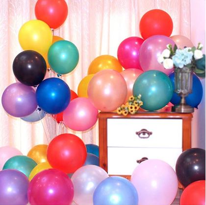 Balónky na oslavu