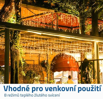 Vánočná světelný déšť