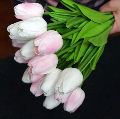 Umělé tulipány kytice