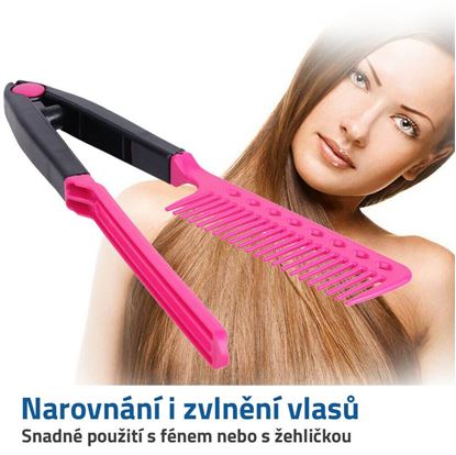 žehlení vlasů