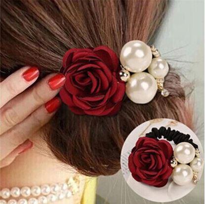 Obrázek Gumička s růží a perlou