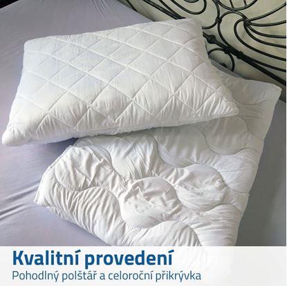přikrývka a polštář