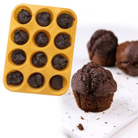 Obrázek z Silikonová forma na 12 muffinů