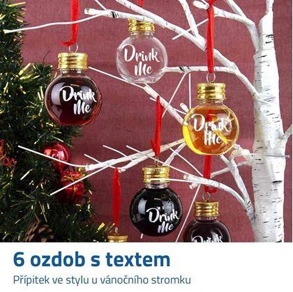 Obrázek z Ozdoby na stromeček 6 ks - drink me