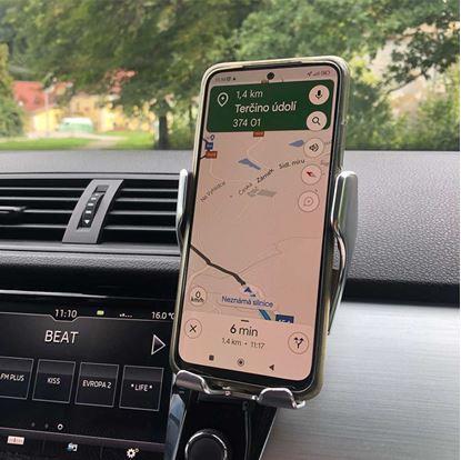 Obrázek Držák telefonu s bezdrátovým nabíjením deluxe