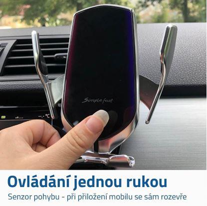 Obrázek Držák telefonu s bezdrátovým nabíjením deluxe