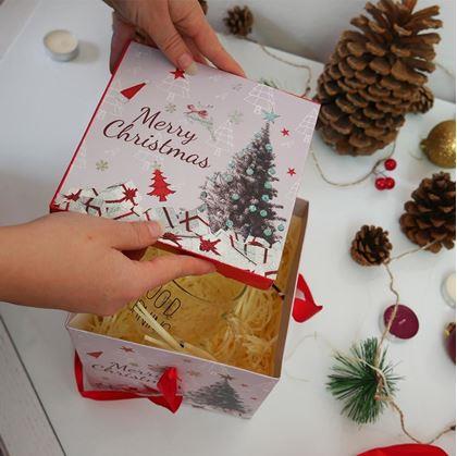 Obrázek z Dárková krabička 15 cm -  vánoční stromek