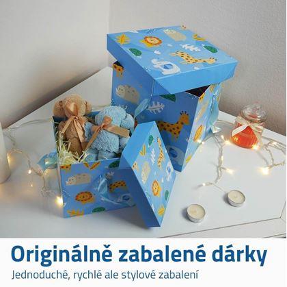 Obrázek z Dárková krabička 15 cm - safari 