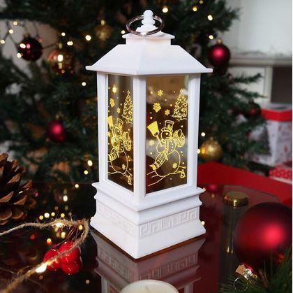Obrázek z Vánoční LED lucerna - sněhulák