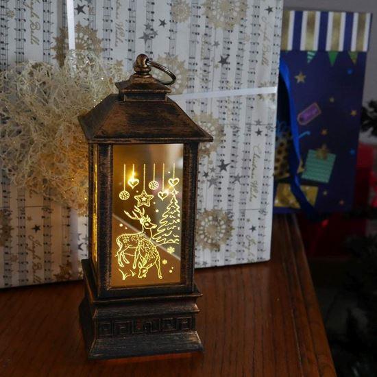 Obrázek z Vánoční LED lucerna - sobi