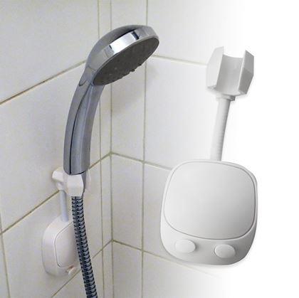 Obrázek z Samolepící držák na sprchu - bílý