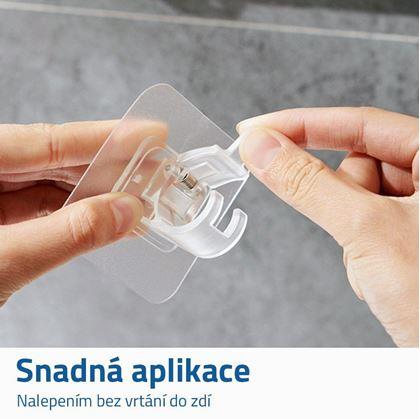 Obrázek z Transparentní držák na garnýže