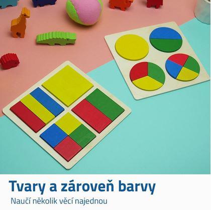 Obrázek z Dětské geometrické puzzle - kruhy