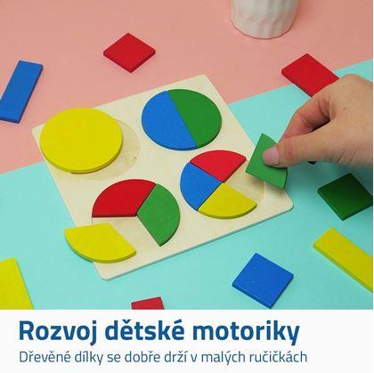 Obrázek z Dětské geometrické puzzle - kruhy