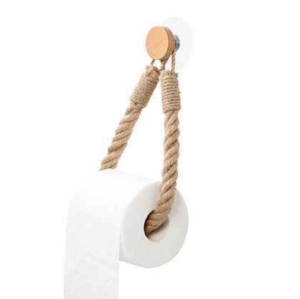 Držák na toaletní papír - lano