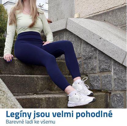 Obrázek Bezešvé legíny s vysokým pasem