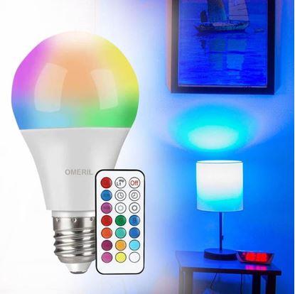Barevné LED žárovky 2 ks