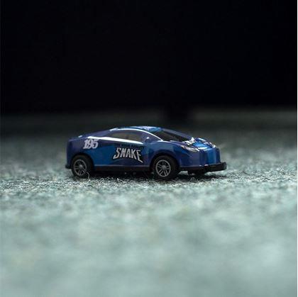 Kaskadérské skákací autíčko - modré 