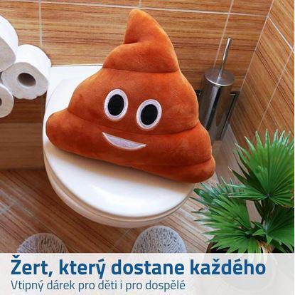 Emoji polštář kakánek