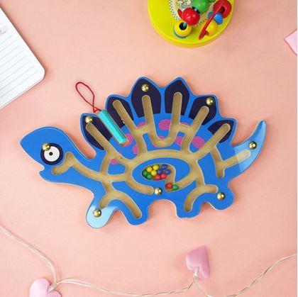 Obrázek z Magnetické bludiště - stegosaurus
