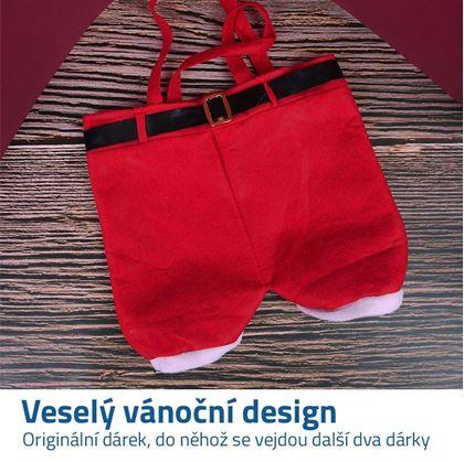 Vánoční taška na víno - Santa Claus