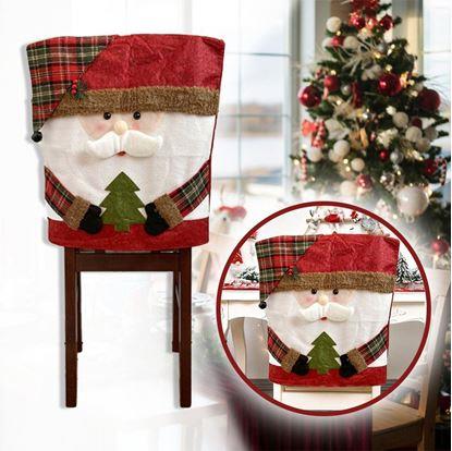Vánoční potah na židli - Santa Claus